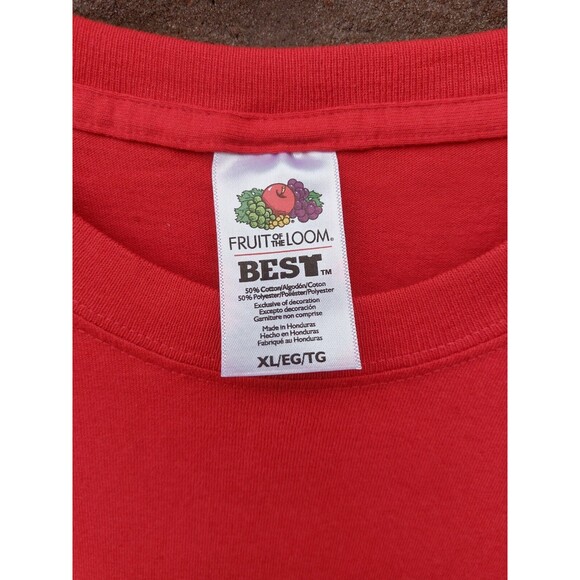 Vintage Alabama The Heart Of Dixie TShirt Map Size XL Extra Large Red - Picture 3 of 4